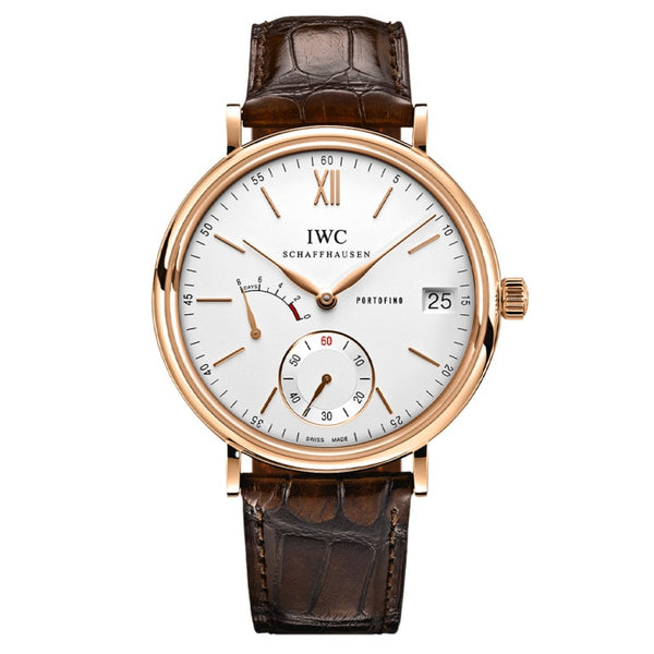 IWC IW510107 Portofino Hand-Wound Eight Days Red Gold / Silver