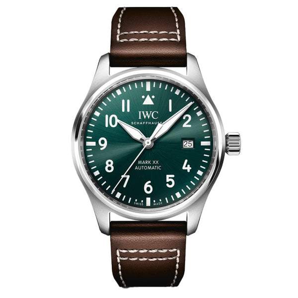 IWC IW328205 - IW3282-05 Pilot's Watch Mark XX Stainless Steel / Green