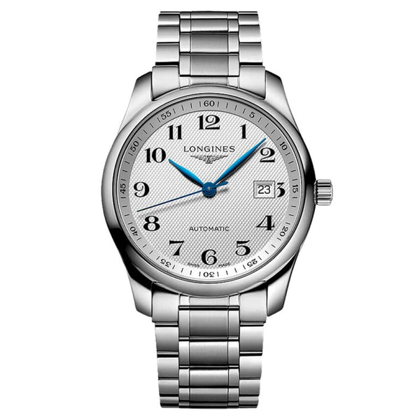 Longines L2.793.4.79.6 - Master Collection 40 Date Stainless Steel / Silver - Roman / Bracelet
