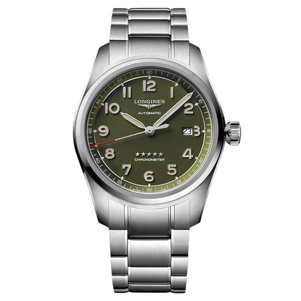 Longines L3.811.4.03.6 Spirit Automatic 42 Green / Bracelet