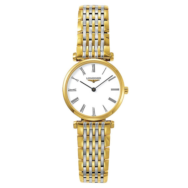 Longines L4.209.2.11.7 La Grande Classique Quartz 24 Two Tone Yellow Roman