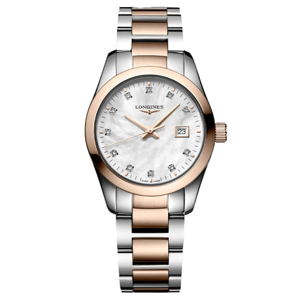 Longines L2.286.3.87.7 Conquest Classic Quartz 29.5 Stainless Steel / Red Gold PVD / MOP