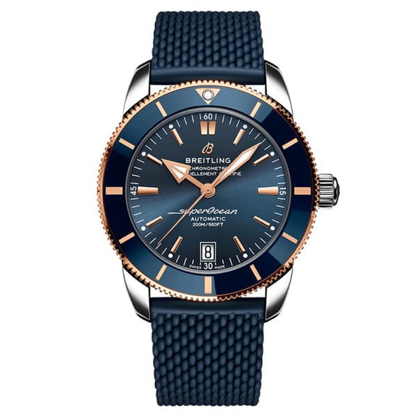 Breitling UB2010161C1S1 Superocean Heritage II B20 Automatic 42 Stainless Steel / Red Gold / Blue / Rubber