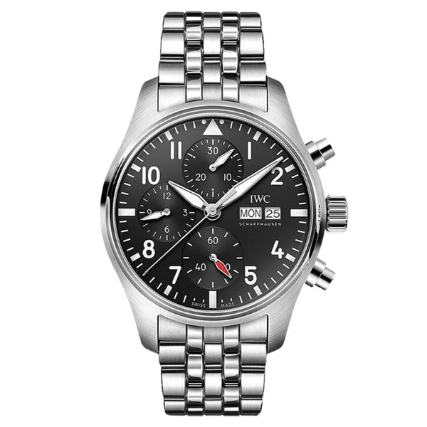 IWC IW388113 - Pilots Black/Steel