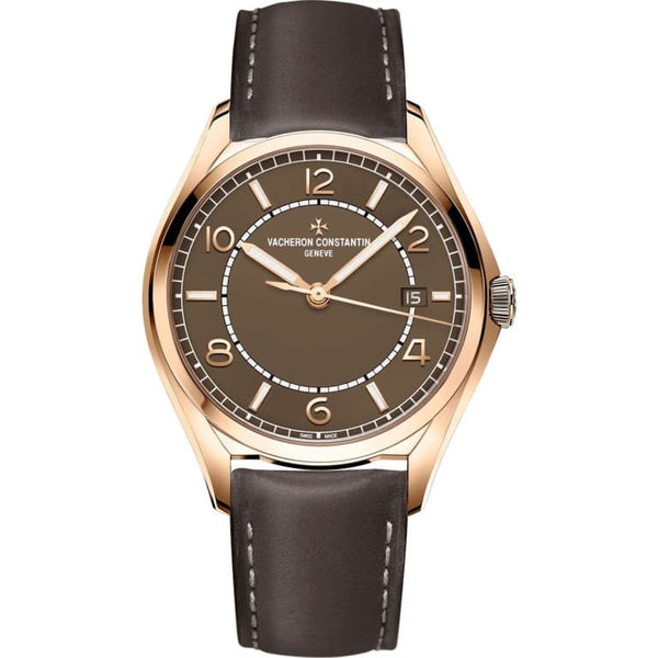 Vacheron Constantin Fiftysix 4600E/000R-B576 / Rose gold / Brown dial