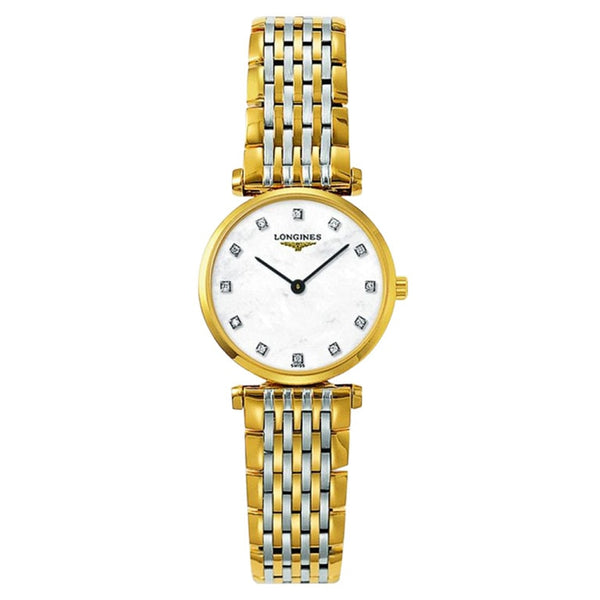 Longines L4.209.2.87.7 La Grande Classique Quartz 24 Two Tone Yellow MOP