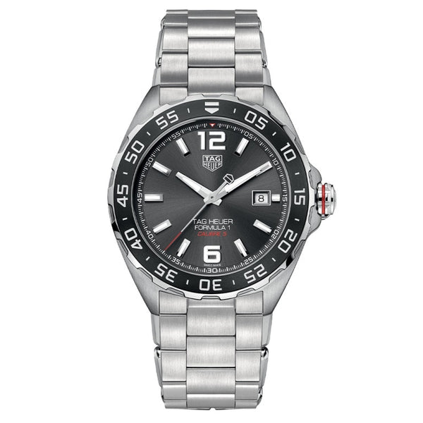 TAG Heuer WAZ2011.BA0842 Formula 1 Calibre 5 43 Stainless Steel / Grey / Bracelet