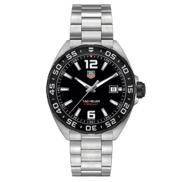 TAG Heuer WAZ1110.BA0875 Formula 1 Quartz 41 Stainless Steel / Black / Bracelet