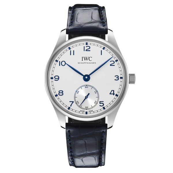 IWC IW358304 Portugieser Automatic 40 Stainless Steel / Silver - Blue / Alligator