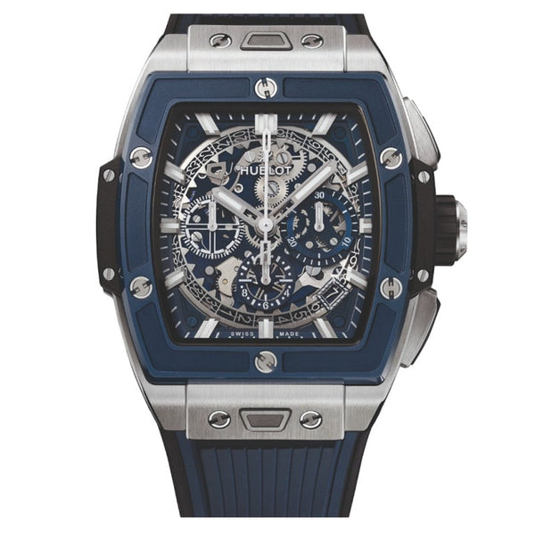 Hublot 642.NL.7170.RX - Spirit of Big Bang Titanium Blue Ceramic 42mm Transparent