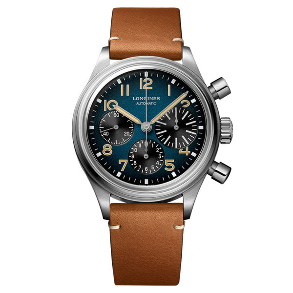 Longines L2.816.1.93.2 Avigation Big Eye Titanium / Blue