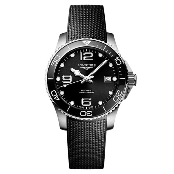 Longines L3.780.4.56.9 HydroConquest 39 Automatic Stainless Steel / Black / Rubber