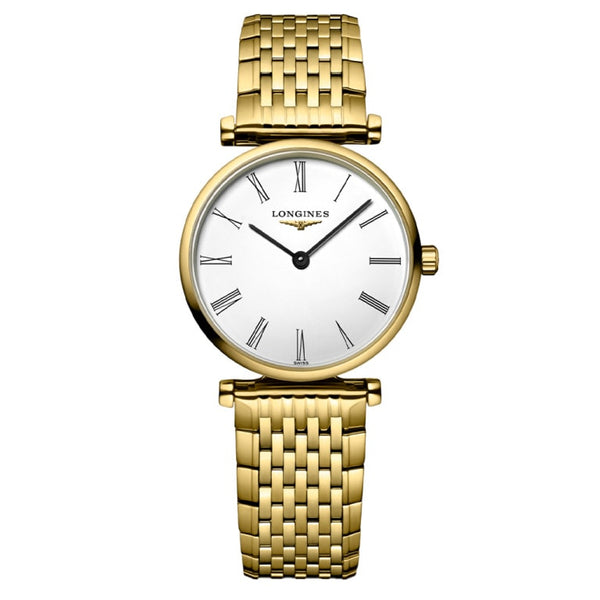 Longines L4.209.2.11.8 La Grande Classique Quartz 24 Yellow Roman