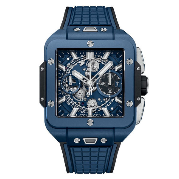 Hublot 821.EX.5170.RX Square Bang Unico Ceramic 42 mm Blue