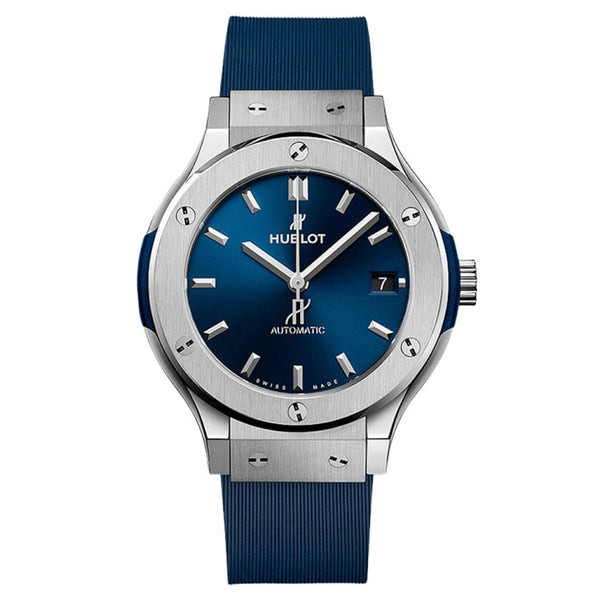 Hublot 565.NX.7170.RX - Classic Fusion Titanium 38mm Blue