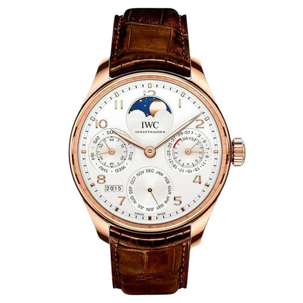 IWC IW503302 Portugieser Perpetual Calendar Single Moon Red Gold / Silver