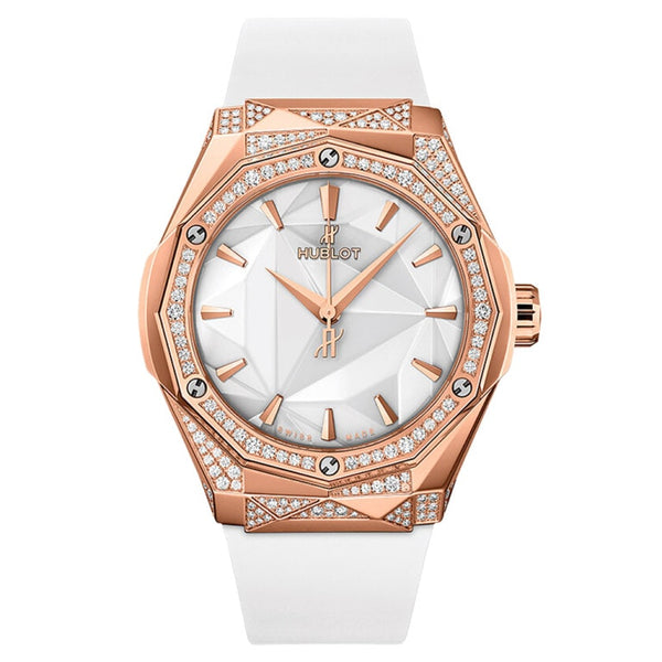Hublot 550.OS.2200.RW.1804.ORL20 - Classic Fusion Orinski King Gold Alternative Pave 40mm White