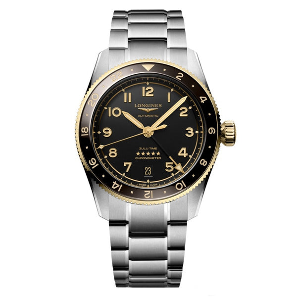 Longines L3.802.5.53.6 - Spirit Zulu Time Black/Steel