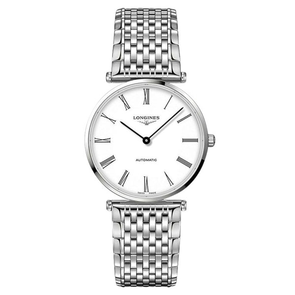 Longines L4.918.4.11.6 La Grande Classique Automatic 38 Stainless Steel / White - Roman / Bracelet