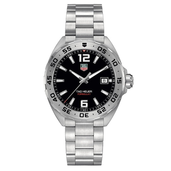 TAG Heuer WAZ1112.BA0875 Formula 1 Quartz 41 Stainless Steel / Black / Bracelet