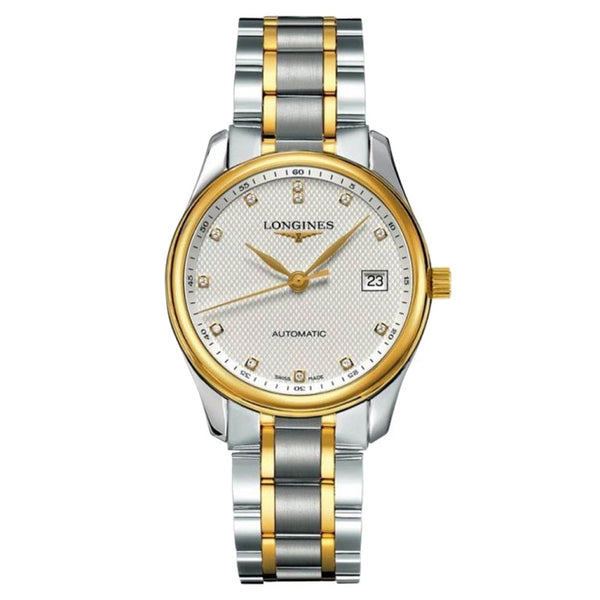 Longines L2.409.4.97.6 Master Collection 34 Moonphase Stainless Steel / Blue-Diamond / Bracelet
