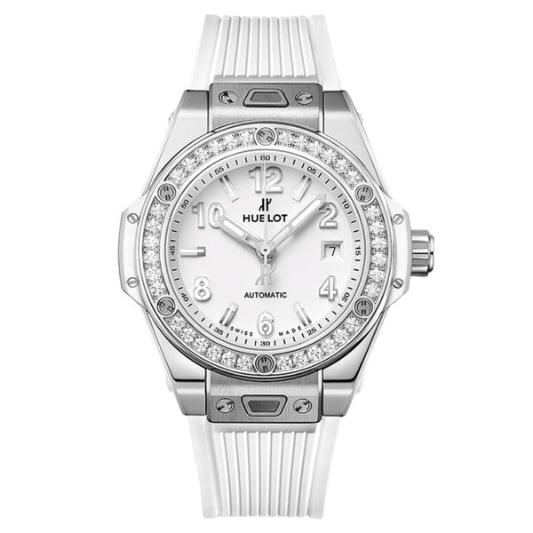 Hublot 485.SE.2010.RW.1204 - Big Bang One Click Steel White Diamonds 33mm