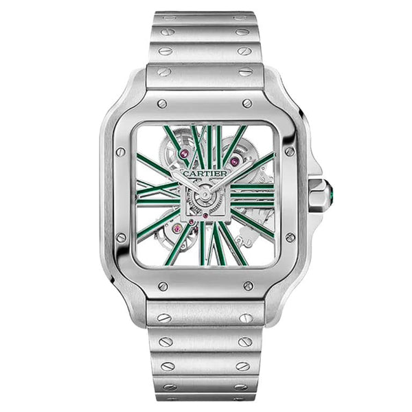 Cartier | Santos | Manual winding | Staal (WHSA0028)