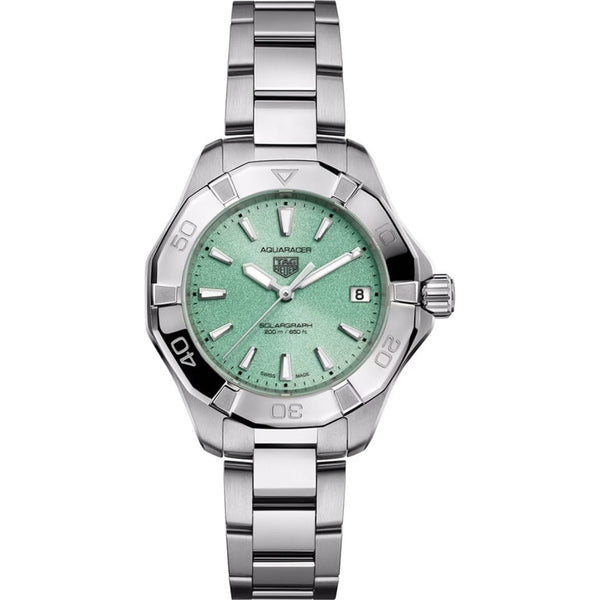 TAG Heuer WBP1315.BA0005 Aquaracer Professional 200 Solargraph 34 Stainless Steel / Turquoise