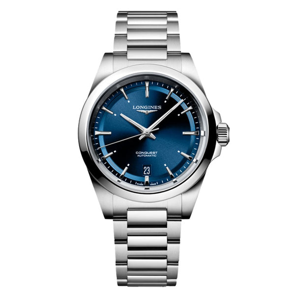 Longines L3.720.4.92.6 Conquest 38 Stainless Steel / Blue / Bracelet