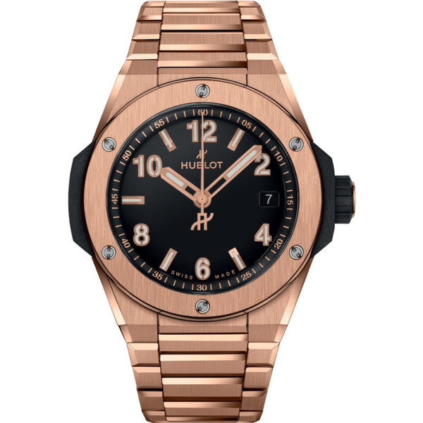 Hublot 457.OX.1280.OX Big Bang Integrated 38 Time Only King Gold / Black