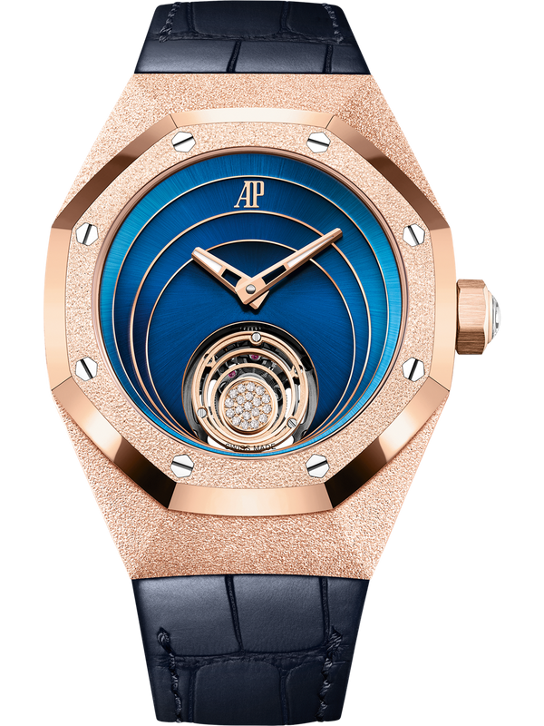 Audemars Piguet | Royal Oak Concept Frosted Gold Flying Tourbillon | Rosegoud