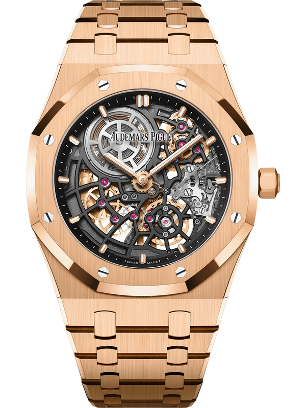 Audemars Piguet | Royal Oak "Jumbo" Extra-Thin Openworked | Rosegoud