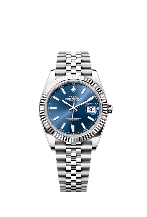 Rolex Datejust 41MM - Blauwe dial - Jubilee bracelet - 126334