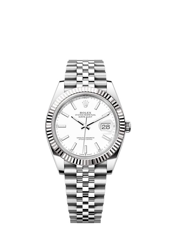 Rolex Datejust 41MM - Witte dial - Jubilee bracelet - 126334