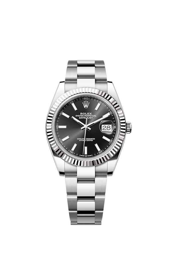 Rolex Datejust 41MM - Zwarte dial - Oyster bracelet - 126334