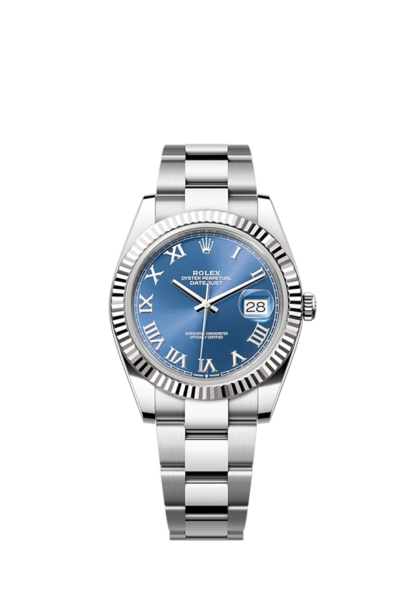 Rolex Datejust 41MM - Azzurro Blauwe dial - Oyster bracelet - 126334