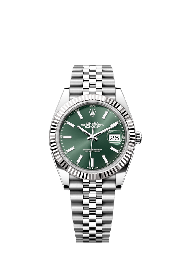 Rolex Datejust 41MM - Groene dial - Jubilee bracelet - 126334