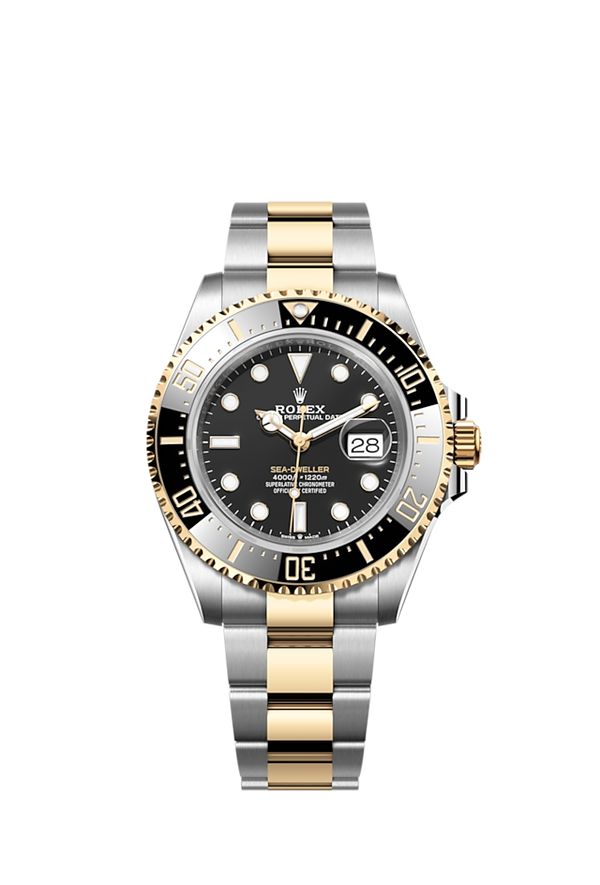 Rolex Sea-Dweller Oyster-staal Geelgoud - 126603